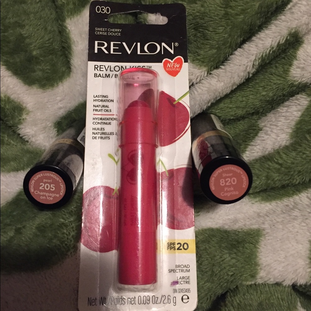 Revlon Lipbalm and Lipstick